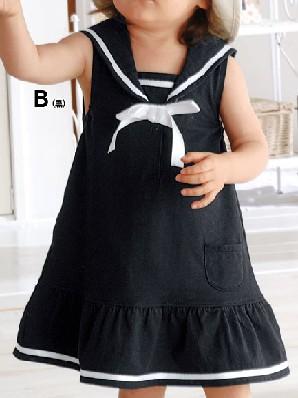  Black Dress  Size on Nis037 Black Dress With Sailor Collar   Ribbon  22    Littlefeet
